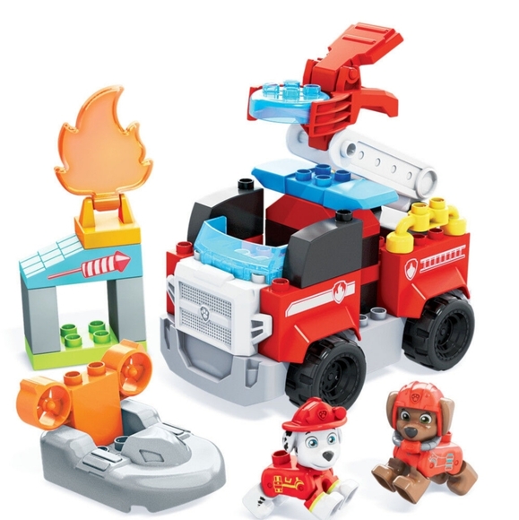 🚒 Mega Bloks PAW Patrol Marshall's City Fire Rescue - New in Box - Picture 3 of 11